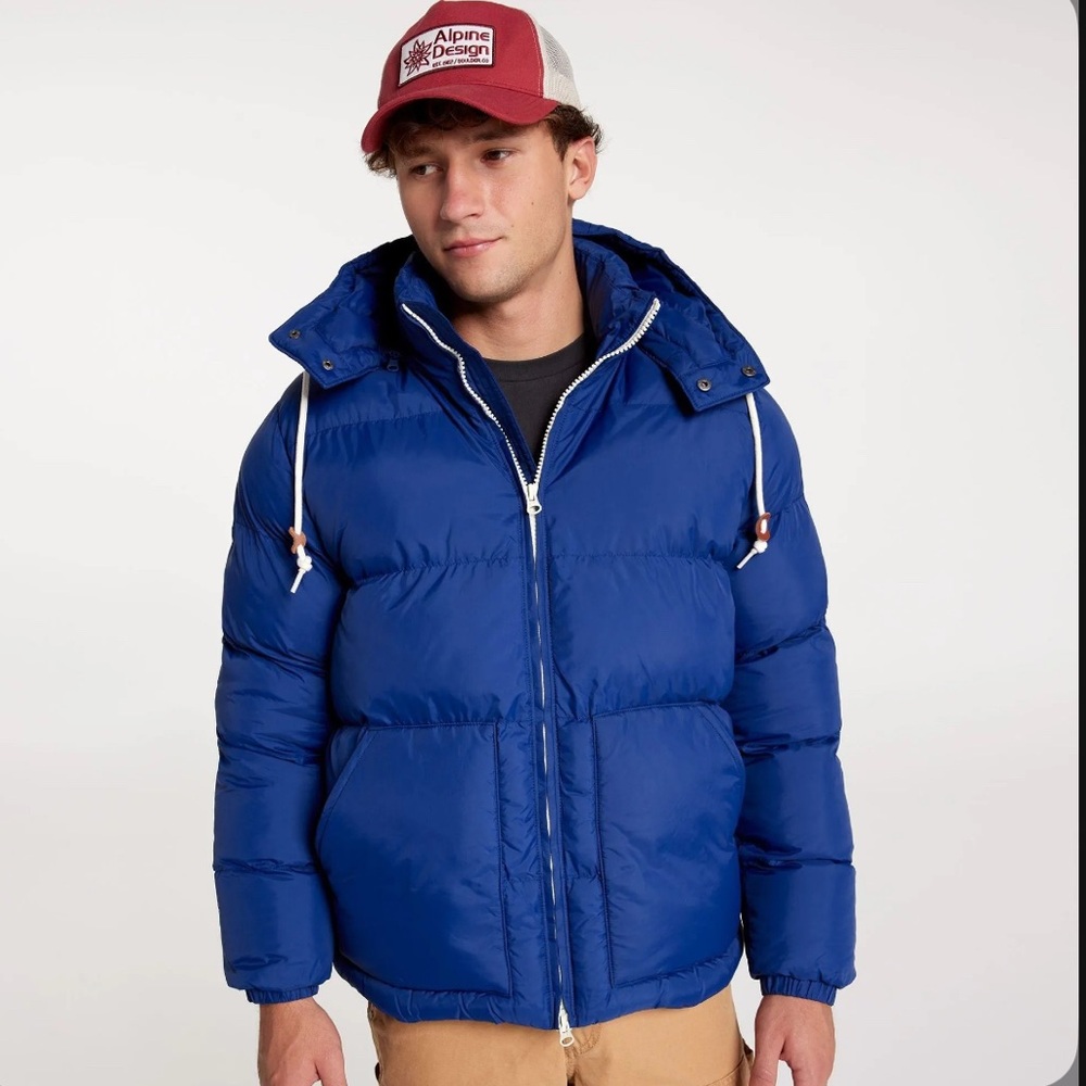 Alpine Design Men's XXL Puffer Jacket Space Blue NWT Insulated Water Repellant